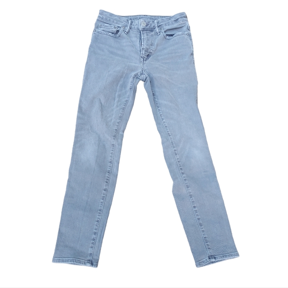 American Eagle Next Level Flex Skinny Jeans Women's 26x28 Gray Stretch Denim